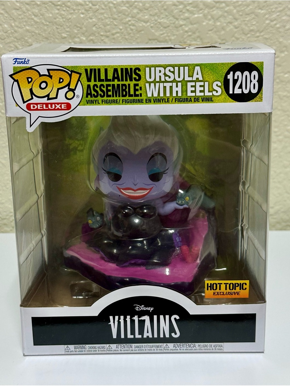 NEW✨ Funko Pop Disney Villains Assemble Ursula with Eels The Little Mermaid